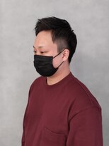 ソアー 新大阪(SOAR)&nbsp;黒髪短髪アップバング/サイドパート/ツーブロック【新大阪】