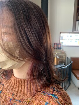 サロン クラッチ クリエイティブ コンセプト(salon CLUTCH creative concept) earring color × pink beige