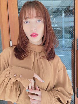 ルービック(Rubik's) 大人かわいい/くびれヘア/艶ブラウンカラー