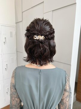クリアーオブヘアー 一社店(clear OF HAIR) お呼ばれボブアレンジ