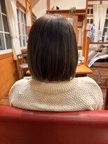 TJ天気予報 1コ 可児店&nbsp;「ビフォーアフターあり」丸みショート「縮毛矯正」