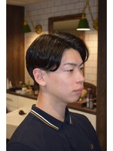 アンドバーバー(&Barber) センターパート