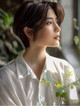 アルトリスト(Altruist Aging×HAIR&SPA) ☆イメチェンピンクベージュアンブレラカラー前髪クールショート