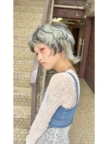 アドネ プライム(adne prime)&nbsp;ミントグリーン/ウルフカット/デザインウルフ/デザインカラー