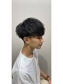 清潔感モテメンズヘア刈り上げショートマッシュカッコイイ爽やか