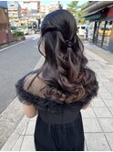 ハーフアップ