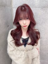 ロンドメリア 天神大名店(Lond Melia)&nbsp;イメチェンヘアスタイル美髪のススメワイドバングブルーブラック