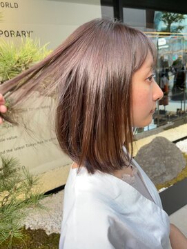 ピークアブー 原宿ハラカド(PEEK-A-BOO) くせ毛多毛ボブ長めまとまり