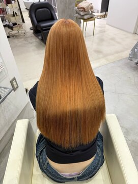 ソルア(soLua) オレンジcolor/ブリーチあり