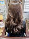 洗練された艶髪ベージュカラー／髪質改善サロンだから叶う透明感