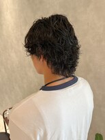 メンズサロン ルーブ 新潟(メンズサロンLOOB)&nbsp;駅南強めシャドウパーマスパイラルパーマメンズマッシュウルフ