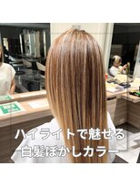 アッシュ 中山店(Ash) 【家郷限定】白髪ぼかしカラー