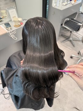 黒髪/透明感カラートリートメント