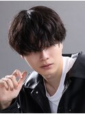 ニュアンスパーマ/シャドウパーマ/メンズ/センターパート