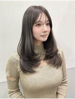 パルス ヨコハマ(PULSE yokohama)&nbsp;オリーブグレージュ韓国レイヤーカット