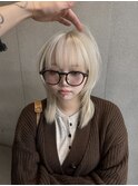 ハイトーンブロンドヘア