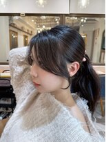 ロンドアベニール 北千住(Lond avenir)&nbsp;韓国顔周り/バタフライカット/ミディアムレイヤーカット北千住