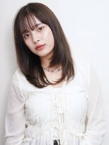 セプト 天神大名(SEPT.) ロングレイヤー ゆる巻き グレージュ シースルーバング