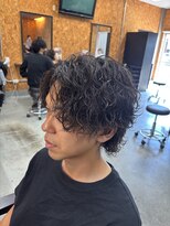アディクト オム(ADDICT HOMME)&nbsp;センターパート×波巻きスパイラル