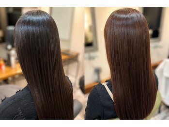 ヘアー ブルー(HAIR BLUE)の写真/《オージュア取扱いサロン》9種類のAujuaパーソナルトリートメントで様々な髪のダメージ×お悩みを解決!