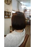 収まり良し♪艶ボブ