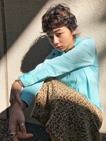 エムスラッシュ たまプラーザ(M.SLASH)&nbsp;外国人風/くせ毛ショート/インナーカラー/耳かけ/たまプラーザz