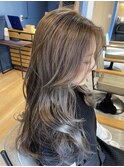 韓国人風レイヤースタイル