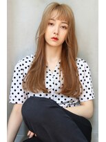 ブラン 栄(Blanc)&nbsp;【Blanc/栄】フォギーベージュ/ポイントカラー/ロングem1