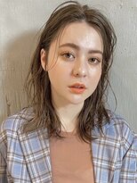 【PARK】ショコラベージュ×ウェットミディ