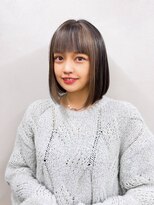 アルボーテルジェ(Art BeAute' ROUGET)&nbsp;インナーカラーが可愛い♪前下がりボブ20代30代40代50代