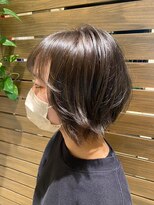 ヘアサロン フラット(hair salon flat) 20代30代40代♪大人かわいい小顔ショートボブ☆シースルー前髪