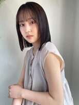 トゥルーズ 梅田店(TLUUS) TLUUS前髪パーマグレーベージュレイヤーロングアッシュカラー