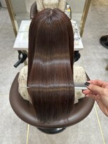 ロンド レア 天神大名店(Lond Le’a)&nbsp;レッドブラウン/髪質改善/艶髪/縮毛矯正/髪質改善トリートメント