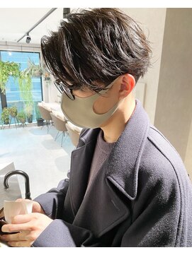 ディッセンバー 神宮前(December) ★メンズ マッシュパーマ ニュアンスパーマ 束感 メンズカット