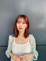 フュー 新小岩(few.)&nbsp;カール/セミディ/黒髪/グレーベージュ/前髪パーマ[新小岩駅]