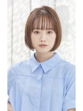 ミチオ ノザワ ヘアサロン ギンザ(Michio Nozawa HAIR SALON Ginza) 横顔美人★ニュアンスカラー★ぱつっとボブ★小顔バング★