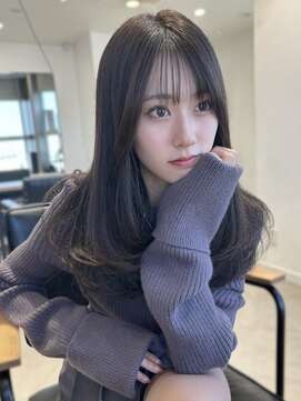 フォンズ(FONS) 学割U24レイヤーカットグレージュカラーワンカールヘア