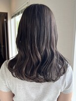 ミルヘアデザイン(mil hair design)&nbsp;ダブルカラーブルーアッシュグレージュカラーレイヤーカット