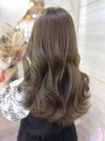 エルバイラビス 大宮(elu by lovis)&nbsp;《Kanna》ブリーチなしWカラー/オリーブベージュ/韓国/大宮
