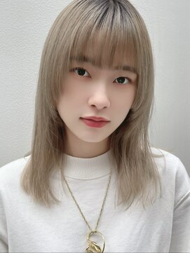 サンド クリア 横浜本店(sand clear) ボブディオリーブベージュ髪質改善縮毛矯正フェイスレイヤー