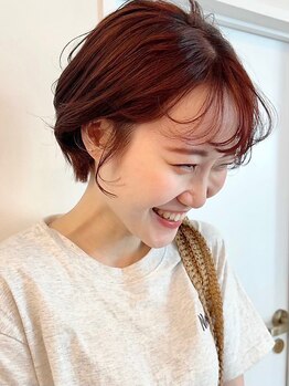 リサ グランシェ(RISA granche)の写真/<大濠店>輪郭をきれいにみせるショートが人気!丁寧なカウンセリングで再現性が高く、朝のお手入れも簡単に