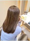 髪質改善カラーでツヤのある髪に