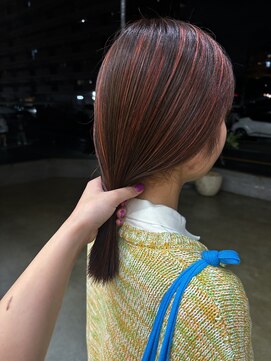 エマン(AIMANT) オレンジハイライトとブラウン