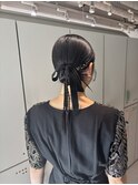 お呼ばれカチモリヘア