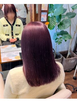 アン(Hair make un) ショコララベンダー