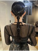【阿部菜乃花】結婚式卒業式ヘアセットタイトヘアアレンジ