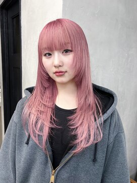 ソル ジングウマエ(SOL JINGUMAE) トキメキピンク レイヤーカット