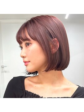 メルバイグラフ 梅田(mel by GRAFF) ぱつっとボブ