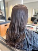 ベージュカラー/艶髪ロング/バイカルテケア/美髪