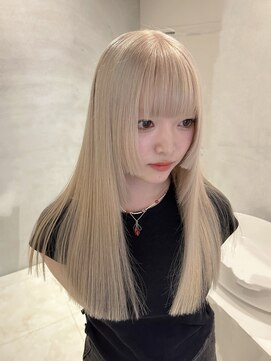 ペレ アネックス 大阪梅田茶屋町店(PELE ANNEX) ホワイトグレージュ/デジタルパーマ/フェザーパーマ/梅田